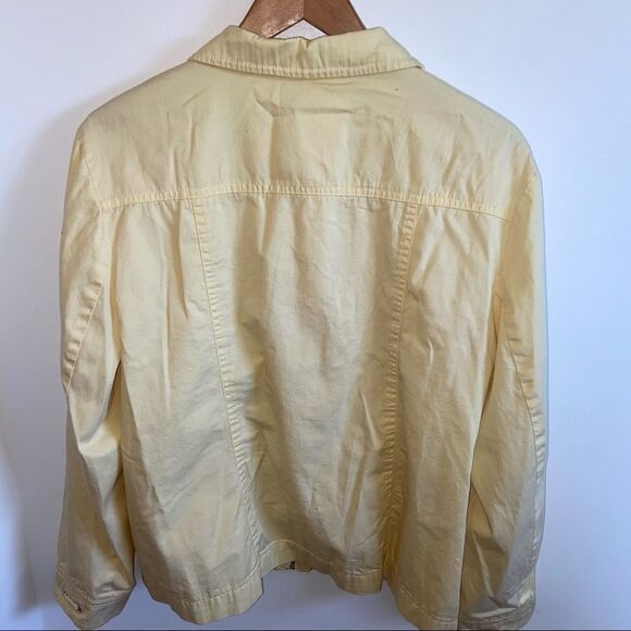Studio Works Yellow zip up Jacket - Picture 9 of 12